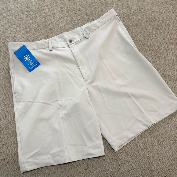 NWT. Haggar Cool 18 Pro Garbardine Shorts with Sun Protection Men’s 42 - Picture 15 of 15